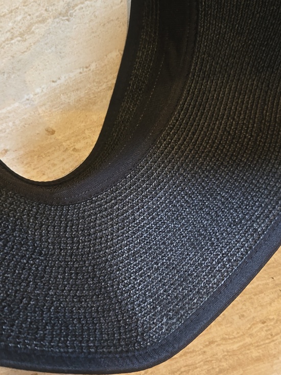 Furtalk Stylish Black Oversized Packable Visor - Picture 5 of 7